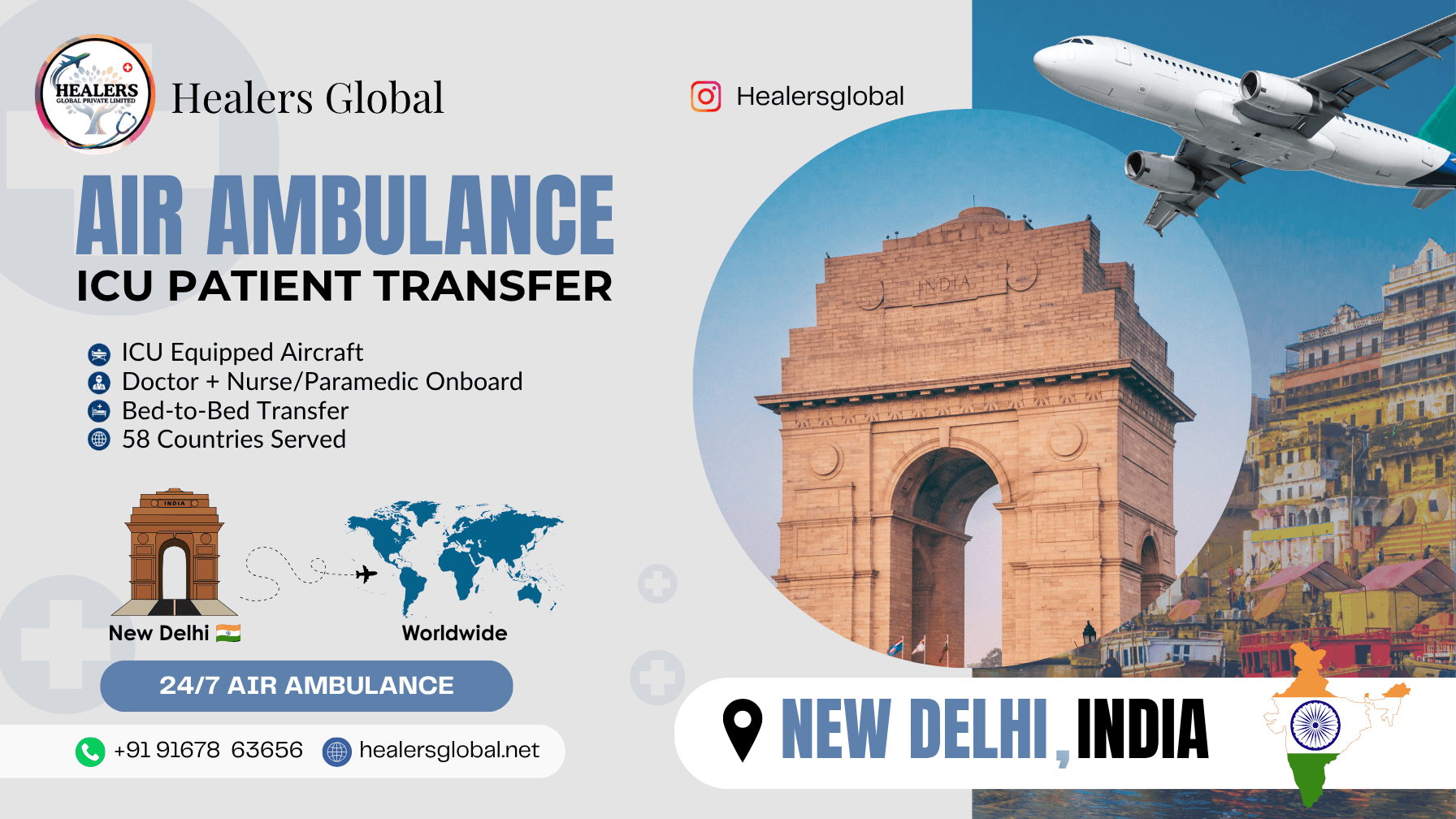 Air Ambulance Service in Mumbai, India