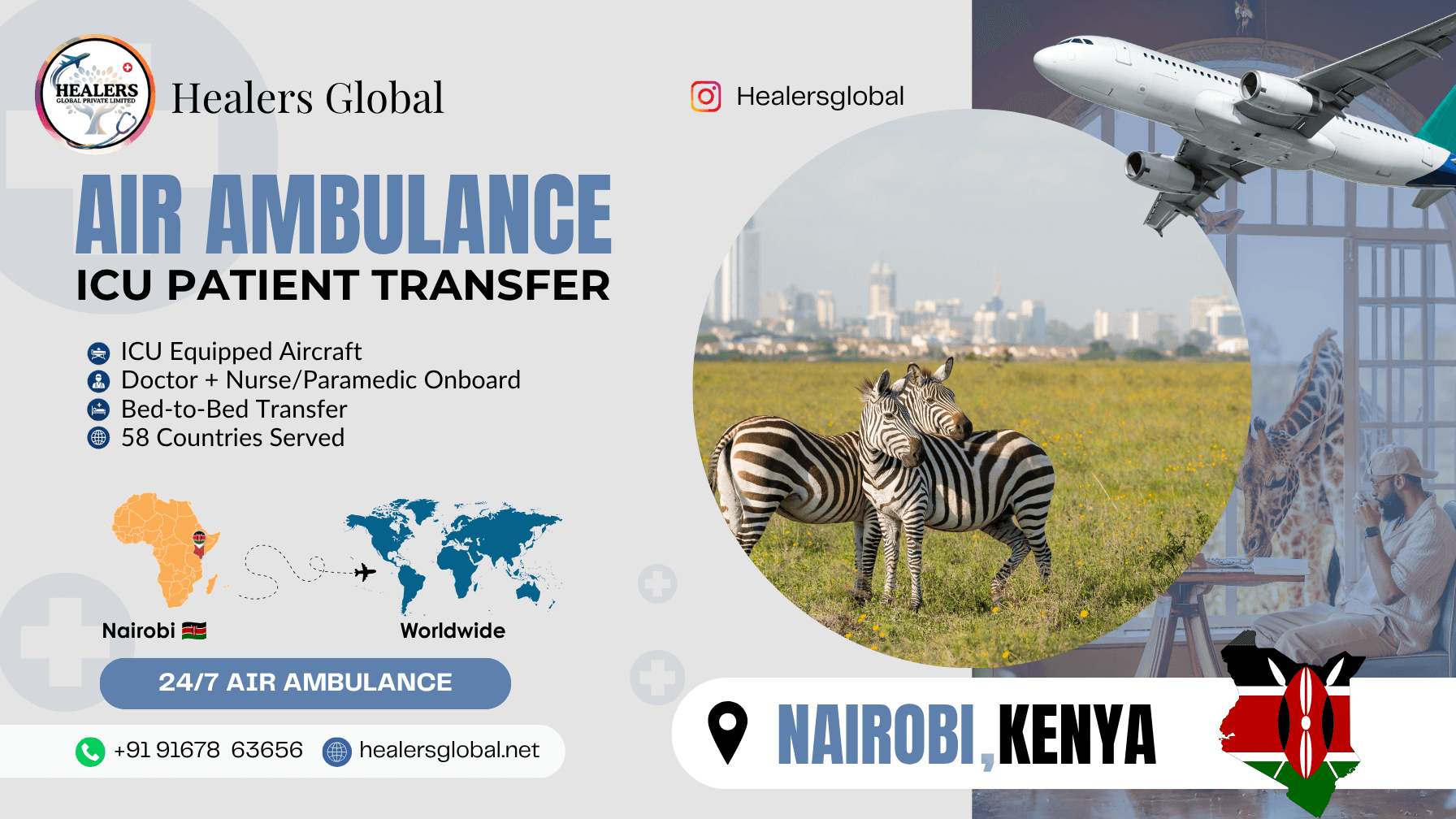 Air Ambulance Service in Nairobi, Kenya