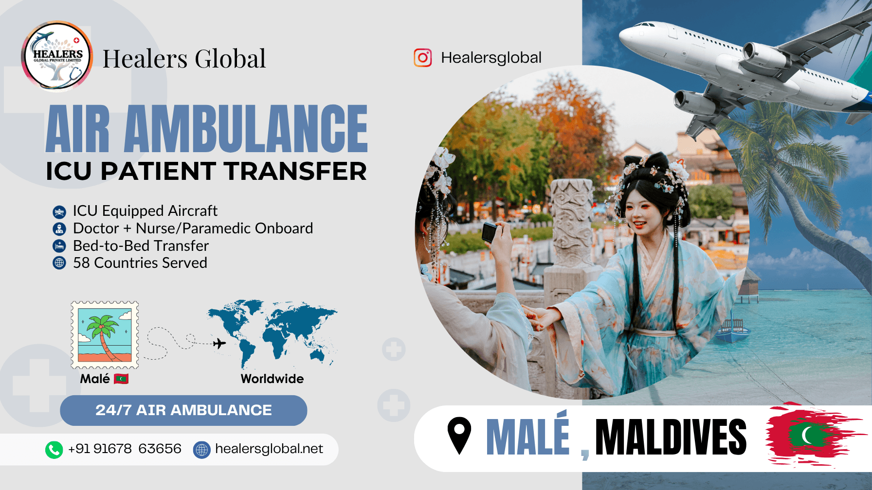 Air Ambulance Service in Malé, Maldives