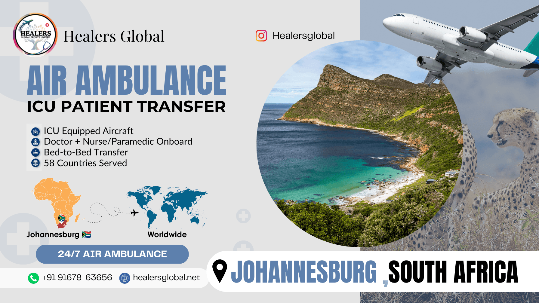 Air Ambulance Service in Maputo, Mozambique