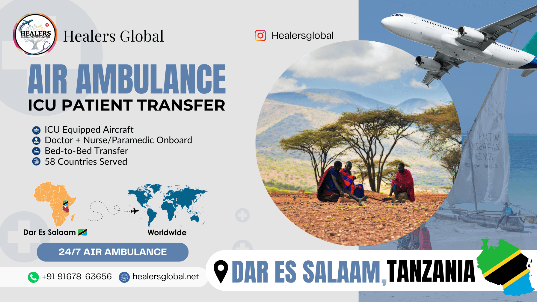Air Ambulance Service in Lilongwe, Malawi